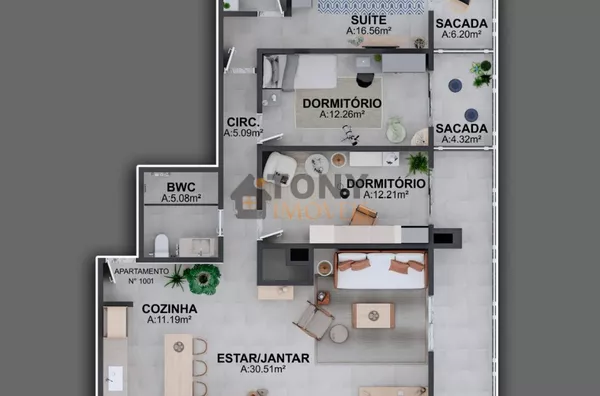 COBERTURA 3 QUARTOS - SUÍTE - 2 VAGAS - Foto 31