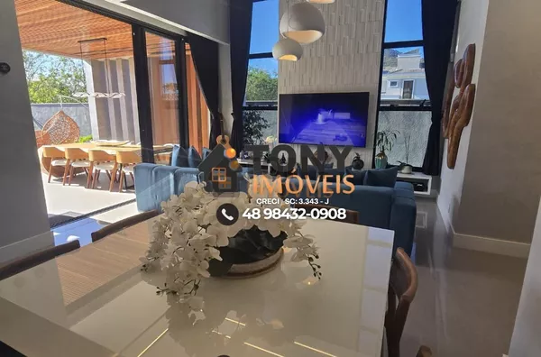 Casa imponente com 3 dormitórios, todos com suíte e closet, e uma área gourmet de tirar o fôlego espera por você no bairro Deltaville - Biguaçú-SC - Foto 6