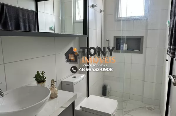 Apartamento de 2 dormitórios sendo 1 suíte no bairro Centro - Palhoça. - Foto 25