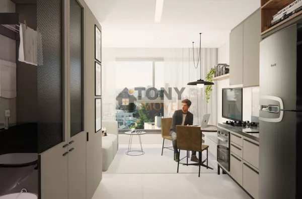 INCRIVEL STUDIO COM 43M² MUITO BEM LOCALIZADO - Foto 9