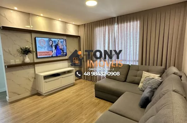 Apartamento de 2 dormitórios sendo 1 suíte no bairro Centro - Palhoça. - Foto 9