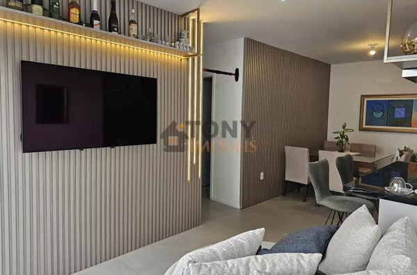 Apartamendo de 3 dormitórios sendo 1 suíte semimobiliado com vaga coberta localizado em Areias - São José - SC.