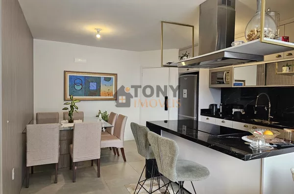 Apartamendo de 3 dormitórios sendo 1 suíte semimobiliado com vaga coberta localizado em Areias - São José - SC. - Foto 7