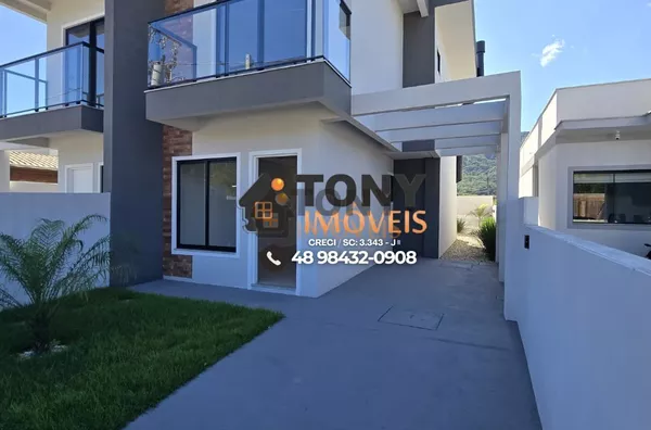 Sobrado com 2 Quartos com suíte à venda, 99,83m² - Forquilhas - São José.