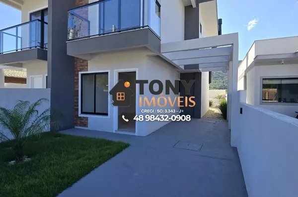 Sobrado com 2 Quartos com suíte à venda, 99,83m² - Forquilhas - São José.