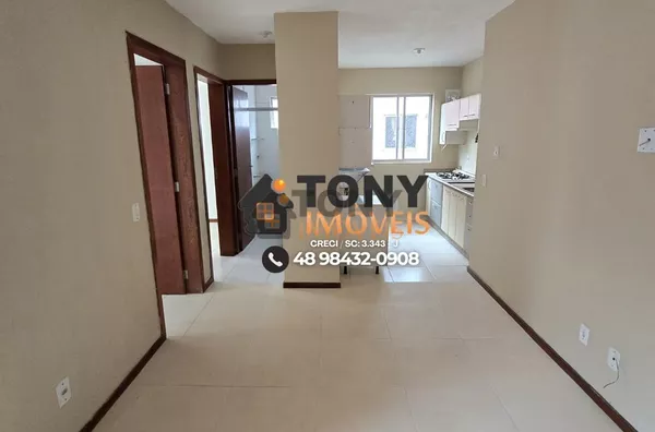 Apartamento com 02 quartos 01 BWC localizado no Real Parque, São José - SC.