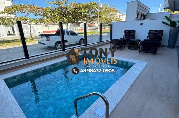 Apartamento de 2 dormitórios com apenas 30 metros do mar localizado na Praia Grande - Governador Celso Ramos