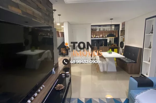Apartamento de 2 dormitórios sendo 1 suíte com porteira fechada no bairro Bela Vista - São José. - Foto 6