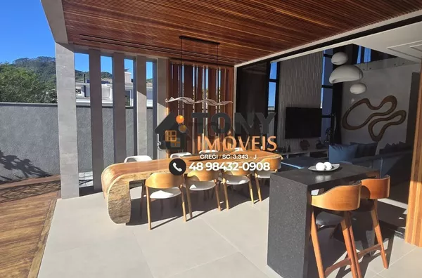 Casa imponente com 3 dormitórios, todos com suíte e closet, e uma área gourmet de tirar o fôlego espera por você no bairro Deltaville - Biguaçú-SC - Foto 37