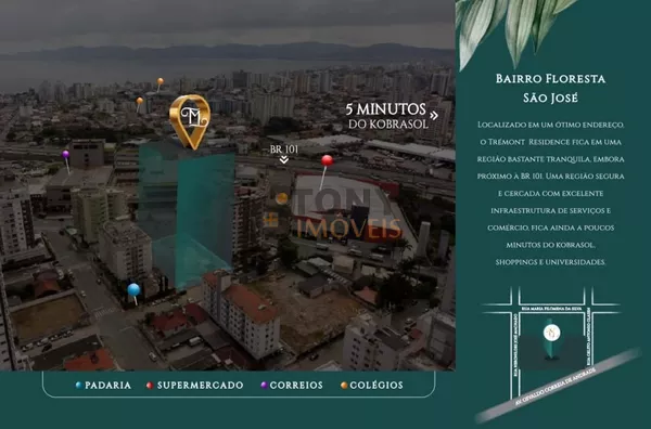 APARTAMENTO COM 3 QUARTOS SUITE  NO FLORESTA EM OBRAS