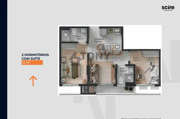 APARTAMENTO 2 QUARTOS BARREIROS PRÓXIMO  DO SHOPPING ITAGUAÇU - Foto 20