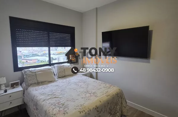 Lindo apartamento de 2 dormitórios com suíte com vaga para 2 carros, localizado no Bairro Floresta - São José-SC. - Foto 9