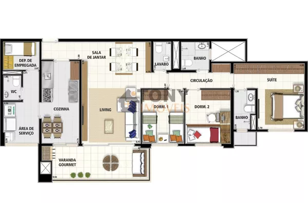 APARTAMENTO COM 112M2 E 3 QUARTOS SERRARIA - Foto 21