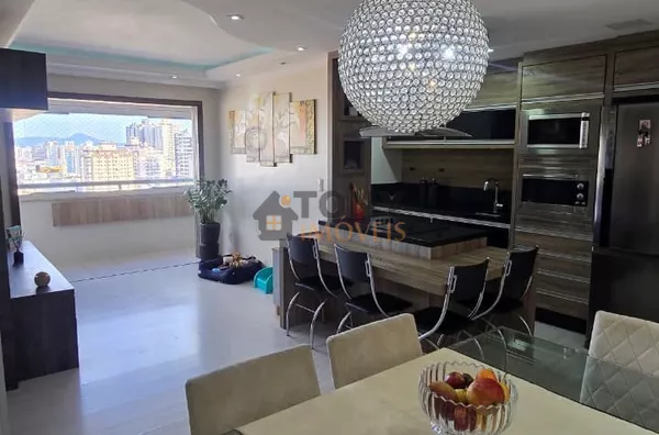 Apartamento de 2 dormitórios sendo 1 suíte, semimobiliado lolizado no bairro Bela Vista - São José - SC