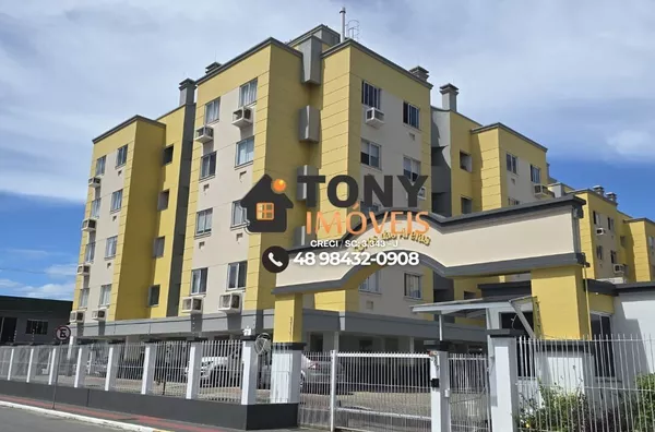 Apartamento de 2 dormitórios à venda no bairro Areias - São José - SC.