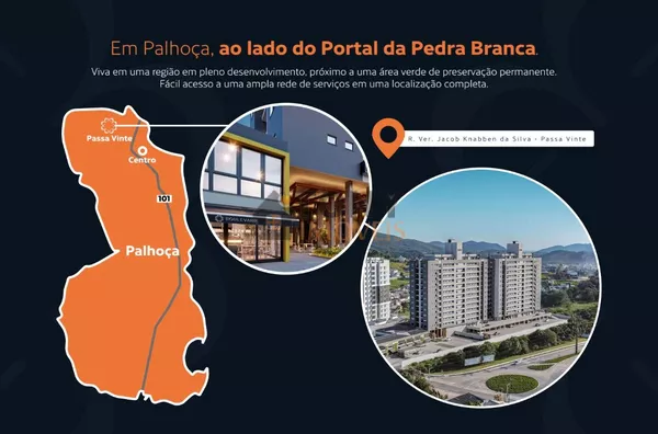 APARTAMENTO 2 QUARTOS NO LADO DA UNISUL PEDRA PRANCA