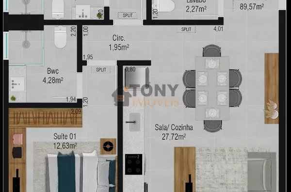 ÓTIMO APARTAMENTO EM BARREIROS 