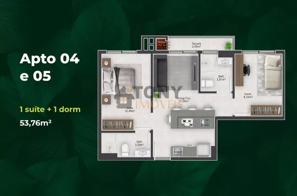 APARTAMENTO 2 QUARTOS EM AREIAS - Foto 16