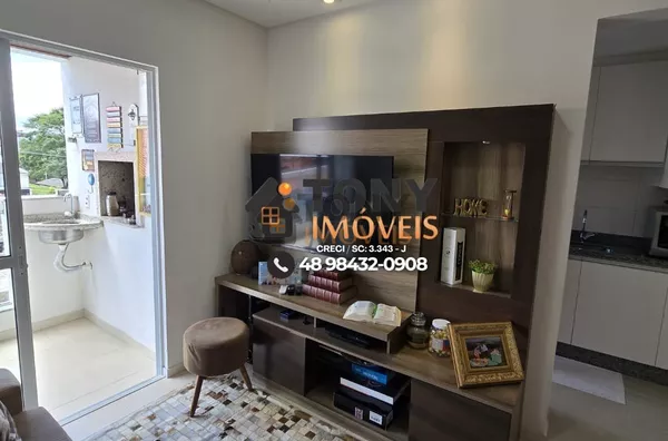 Apartamento de 2 dormitórios com suíte e 2 vagas em Barreiros - São José. - Foto 10