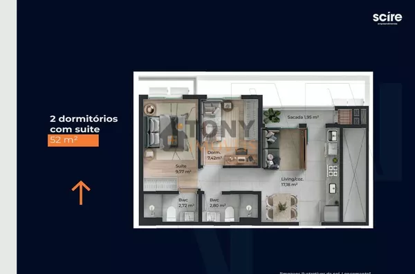 APARTAMENTO 2 QUARTOS BARREIROS PRÓXIMO  DO SHOPPING ITAGUAÇU - Foto 18