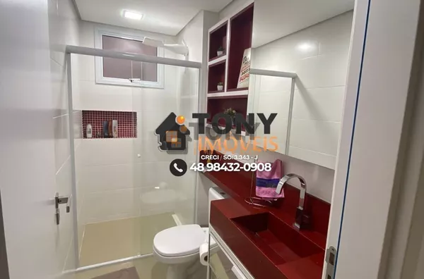 Apartamento de 2 dormitórios sendo 1 suíte com porteira fechada no bairro Bela Vista - São José. - Foto 12