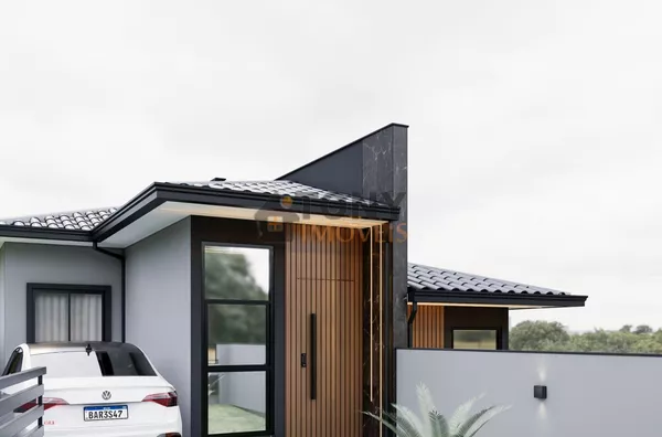 Casa gemidada com acabamento moderno de 2 dormitórios em Forquilhas - São José - SC.