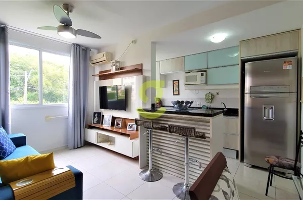 Apto mobiliado, 2 dorm, vaga e infra!!