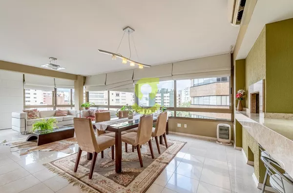 Apartamento 156m², 3 dorm, 3 suítes, 5 banh, lereira, 3 vagas, Mont Serrat, Porto Alegre