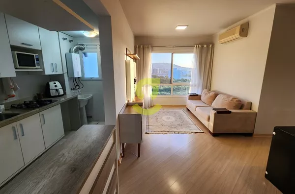 Ótimo apto semi mobiliado, 69m priv, andar alto, vista espetacular, churrasqueira, 2 dorm, suite 2 vagas e infra!