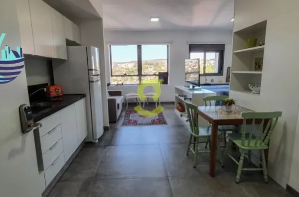 Loft MOBILIADO, andar alto, uma vaga! infra completa