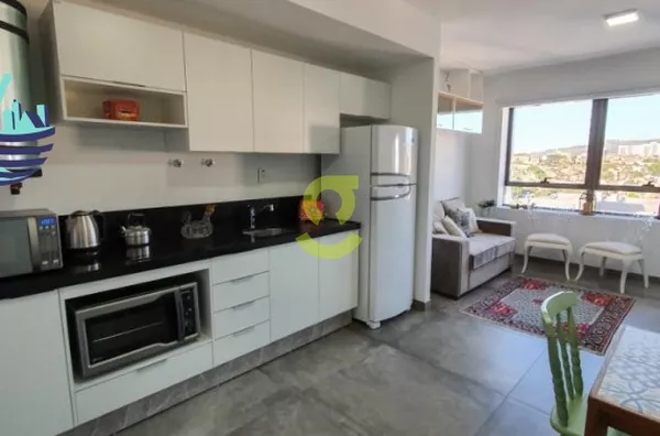 Loft MOBILIADO, andar alto, uma vaga! infra completa