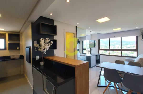 Loft para aluguel, 42m², mobiliado, churrasqueira, infra completa, Jardim Botânico, Porto Alegre