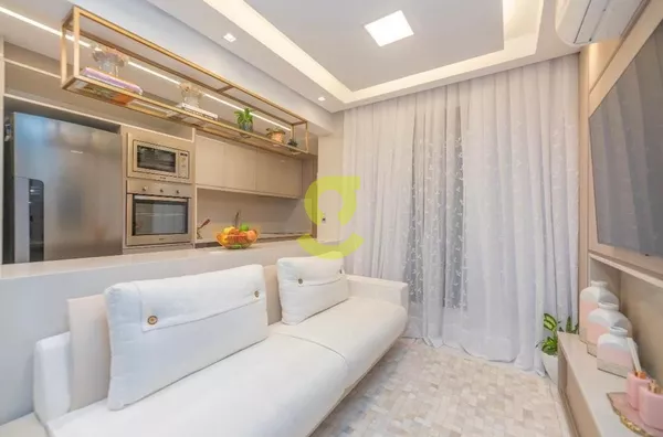 Ótimo apto decorado e MOBILIADO por arquiteto, andar alto, 2 dorm transf 1 suite grande, 2 vagas e infra completa!