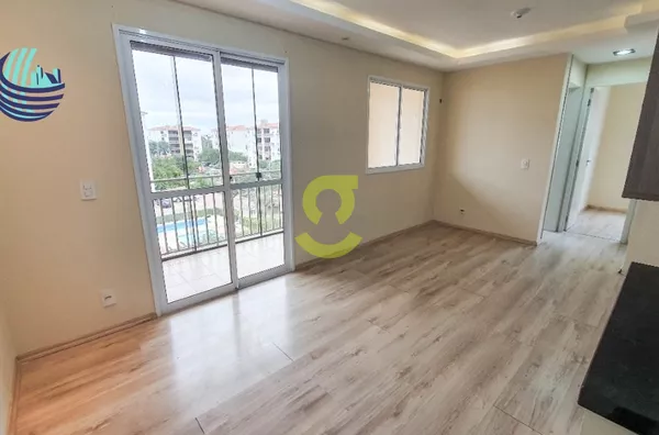 Apto semi mobiliado, sacada, churrasqueira, vaga + infra!