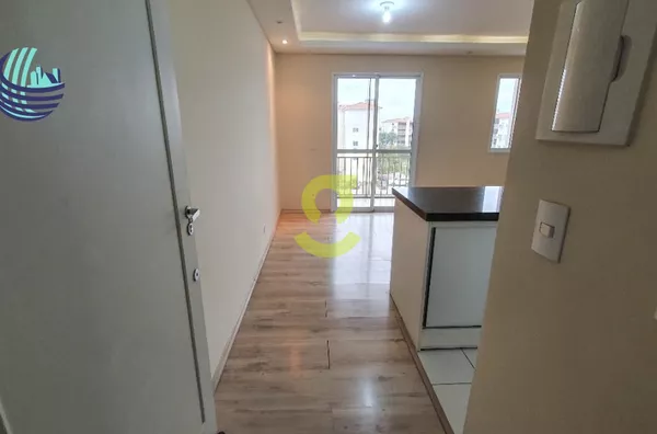 Apto semi mobiliado, sacada, churrasqueira, vaga + infra!