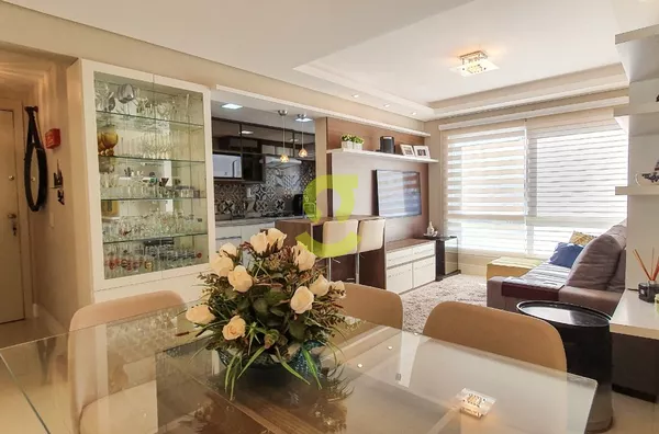 Ótimo apto, semi mobiliado, 80m priv, churrasqueira, lavabo, , 3 dorm, suite, 1 vaga