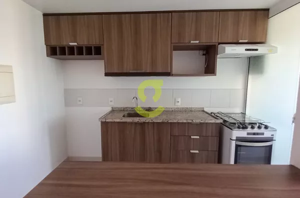 Ótimo apto, semi mobiliado, andar alto, ar condicionado e armarios, 2 dorm, vaga e infra!