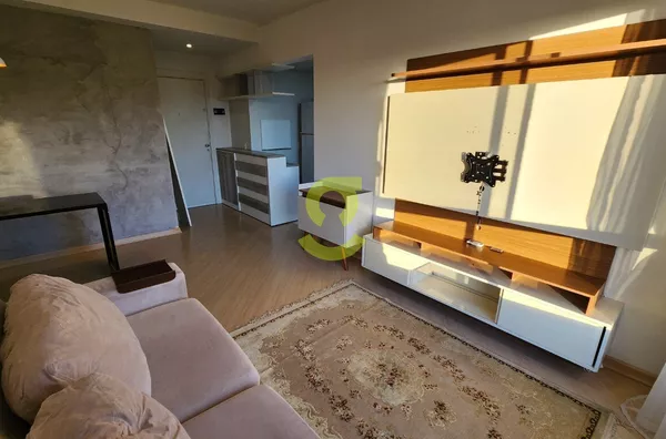 Ótimo apto semi mobiliado, 69m priv, andar alto, vista espetacular, churrasqueira, 2 dorm, suite 2 vagas e infra!