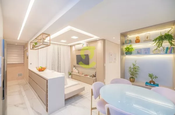 Ótimo apto decorado e MOBILIADO por arquiteto, andar alto, 2 dorm transf 1 suite grande, 2 vagas e infra completa!