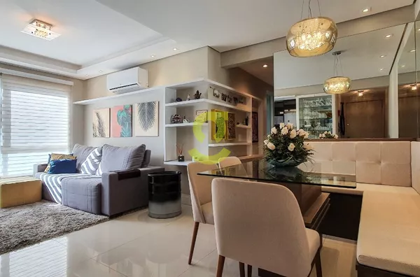 Ótimo apto, semi mobiliado, 80m priv, churrasqueira, lavabo, , 3 dorm, suite, 1 vaga