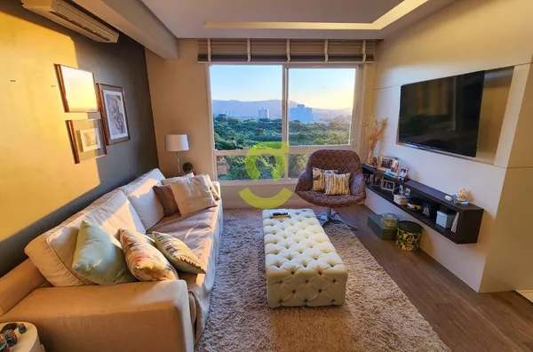 Ótimo apto MOBILIADO, vista espetacular, 70m priv, 2 dorm, suite, churrasqueira, vaga coberta e infra!