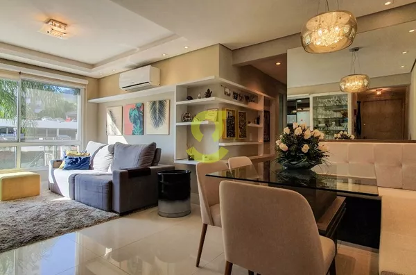 Ótimo apto, semi mobiliado, 80m priv, churrasqueira, lavabo, , 3 dorm, suite, 1 vaga