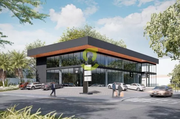 Loja luxuosa de esquina, alto padrão, mais de 1000m², 20 vagas, fachada de vidro, na Av. João Wallig em Porto Alegre.