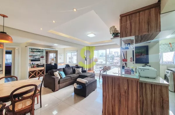 Ótimo apto semi mobiliado, 80m privativos, churrasqueira, 2 dorm, suite, 2 vagas e infra! 