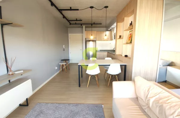 Ótimo loft MOBILIADO, 38m priv, andar alto, vaga e infraestrutura completa!