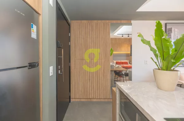 Studio 36m², vaga, churrasqueira, infra completa. Anita Residence.