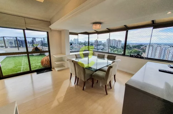 Espetacular cobertura duplex, 280m, lareira, churrasqueira, piscina, 4 dorm, 2 suites , 3 vagas e infra!