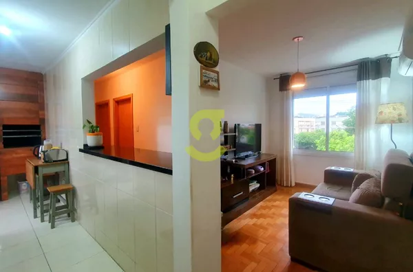Apartamento 58m², todo reformado, churrasqueira, 2 dormitórios, semi mobiliado. Jardim Botanico