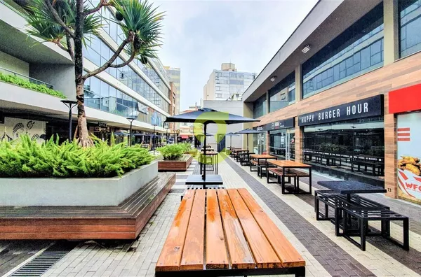 Studio em lindo empreendimento, moderno, 50m², churrasqueira, vaga.