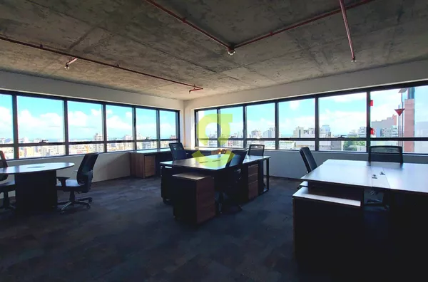 Sala comercial semi mobiliada no melhor ponto comercial e corporativo da Capital, prédio corporativo de alto padrão, higienópolis.